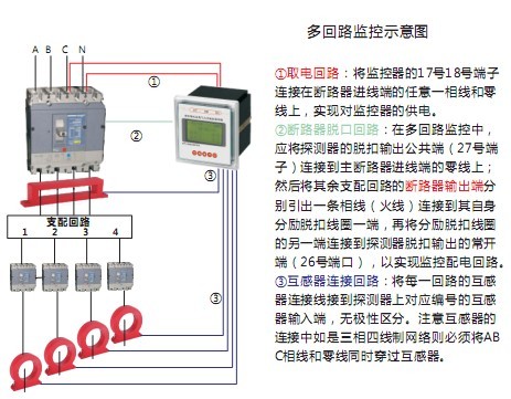 RK-FPS-SA液晶面板式电气漏电监控器(新款）